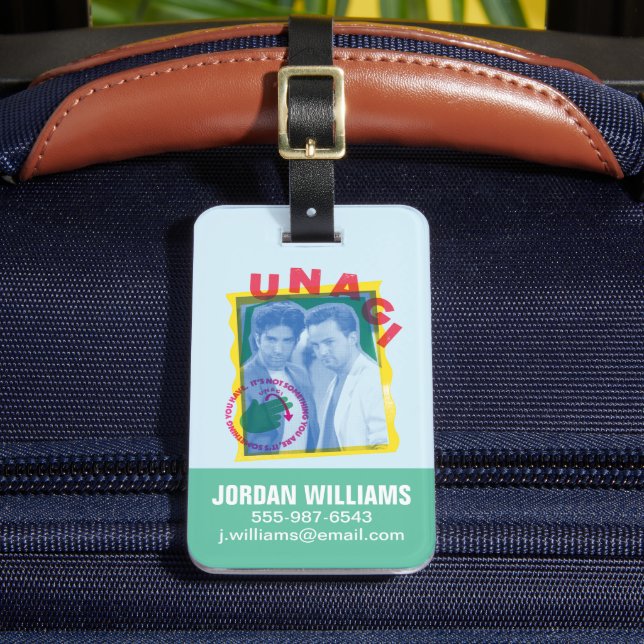 Etiqueta De Bagagem AMIGOS™ | Ross & Chandler - Unagi (Frente Insitu 2)