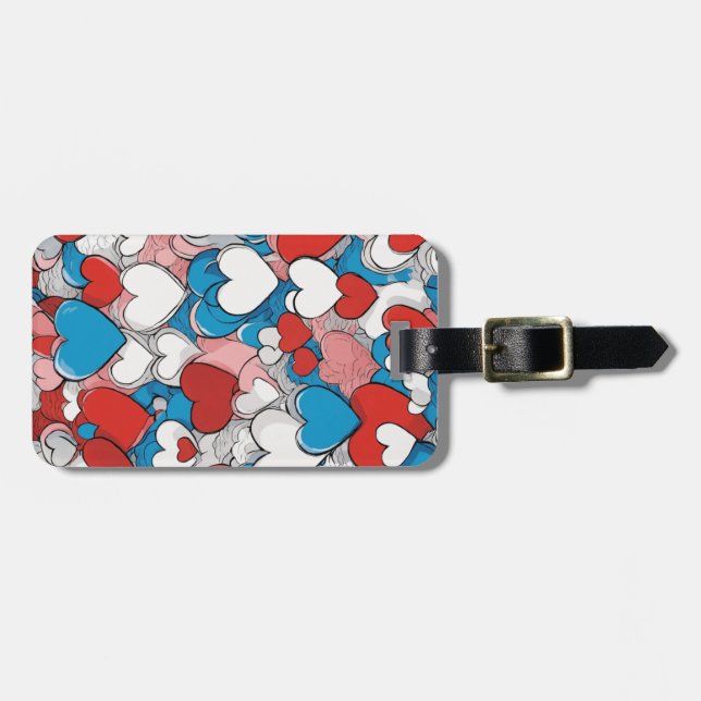 Etiqueta De Bagagem amor (Frente Horizontal)