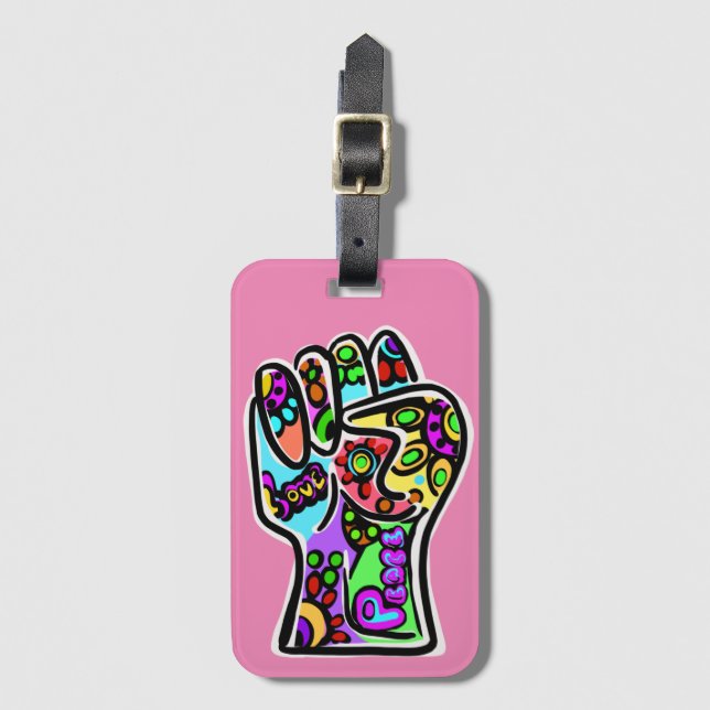 ETIQUETA DE BAGAGEM AMOR (Frente Vertical)
