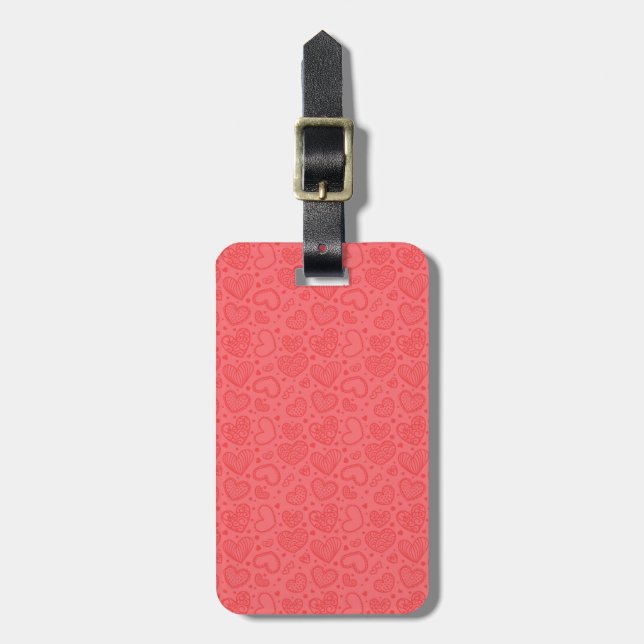 Etiqueta De Bagagem Amor com Carteira (Frente Vertical)