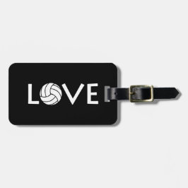 Etiqueta De Bagagem Amor De Voleibol