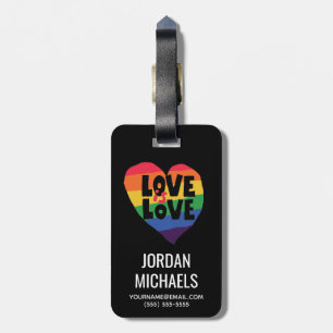 Etiqueta De Bagagem Amor é Amor