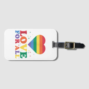 Etiqueta De Bagagem Amor por Todos os LGBTQ Rainbow Priorde Gay LGBT