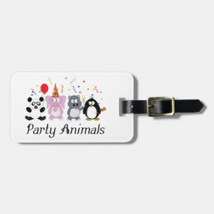 Etiqueta De Bagagem Animais de partido