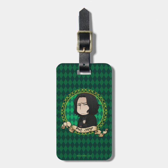 Etiqueta De Bagagem Anime Professor Snape (Frente Vertical)