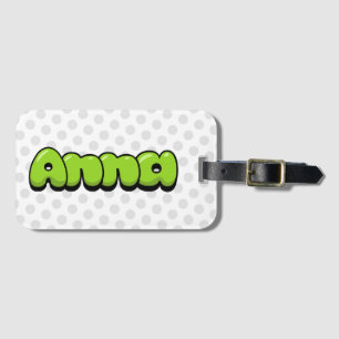 Etiqueta De Bagagem Anna