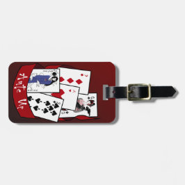 Etiqueta De Bagagem Ante para Cima