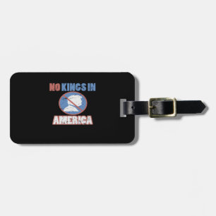 Etiqueta De Bagagem Anti- No Kings In America Clássico