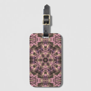Etiqueta De Bagagem Antiguidade Rosa Vitoriana