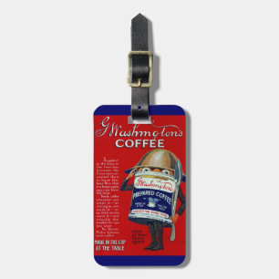 Etiqueta De Bagagem Anúncio do café instantâneo de WWI