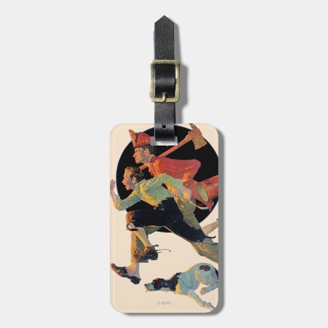 Etiqueta De Bagagem Ao salvamento (Frente Vertical)