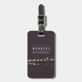 Etiqueta De Bagagem Aprecie sempre as maravilhas do