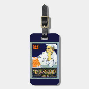 Etiqueta De Bagagem Apresentação sobre padaria + confeitaria de 1912