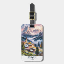 Aquarela Dolomitas Itália Alpes Montanhas Personal