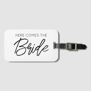 Etiqueta De Bagagem Aqui Vem A Noiva Bachelorette Divertida
