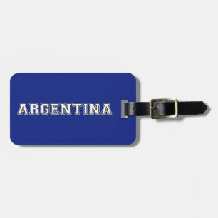 Etiqueta De Bagagem Argentina