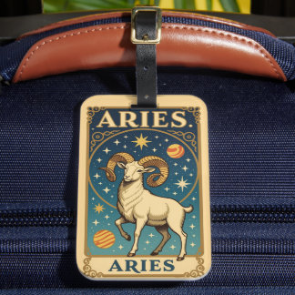 Etiqueta De Bagagem Aries