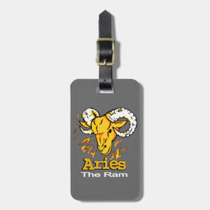 Etiqueta De Bagagem Aries O Ram Horoscope id Bagtag