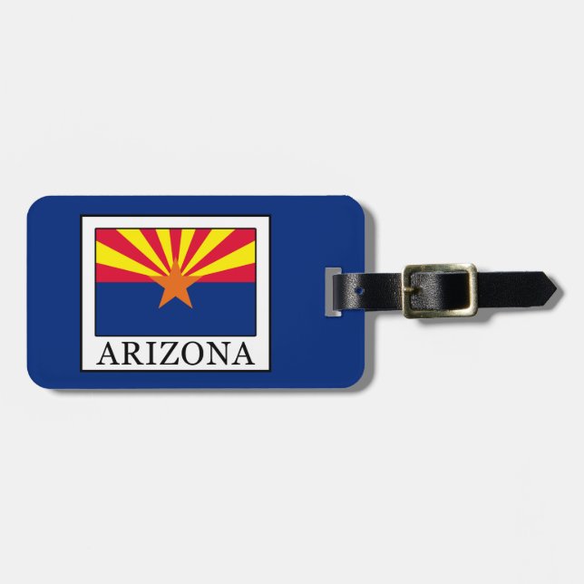 Etiqueta De Bagagem Arizona (Frente Horizontal)