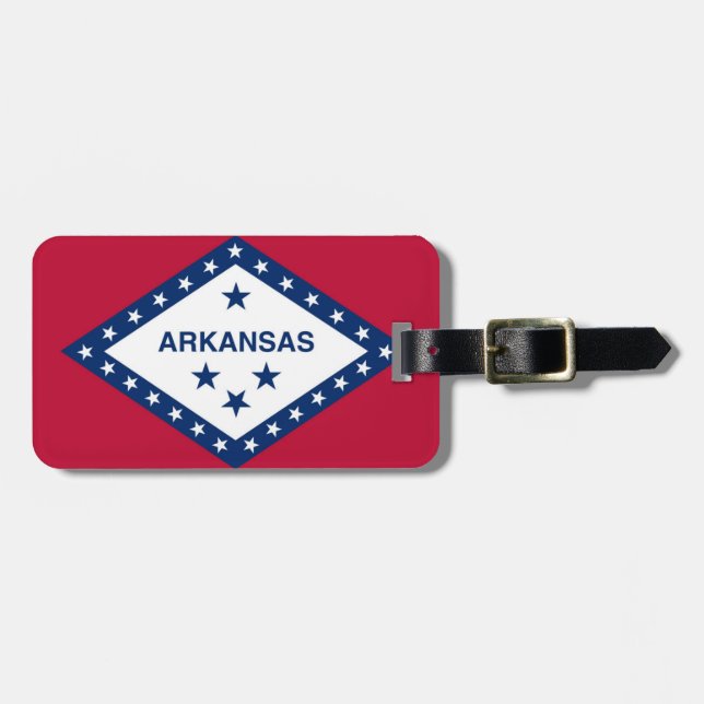 Etiqueta De Bagagem Arkansas (Frente Horizontal)