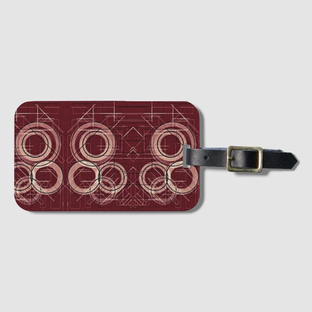 Etiqueta De Bagagem Arquitetura (Frente Horizontal)