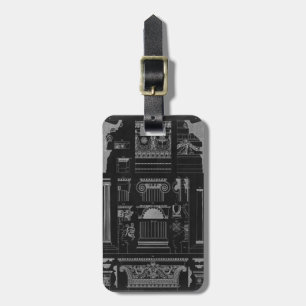 Etiqueta De Bagagem Arquitetura gráfica IV