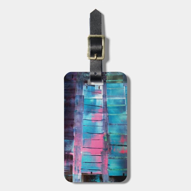 Etiqueta De Bagagem Arranha-céus (Frente Vertical)