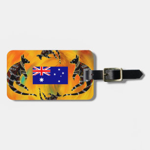 ETIQUETA DE BAGAGEM ARTE AUSTRALIANO