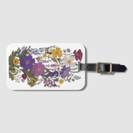 Etiqueta De Bagagem Arte Botânica