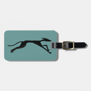 Etiqueta De Bagagem Arte da competência de galgo