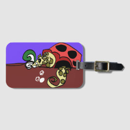 Etiqueta De Bagagem Arte de enguia