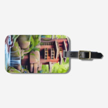 Arte Digital da Casa das Árvores Arquitetônicas