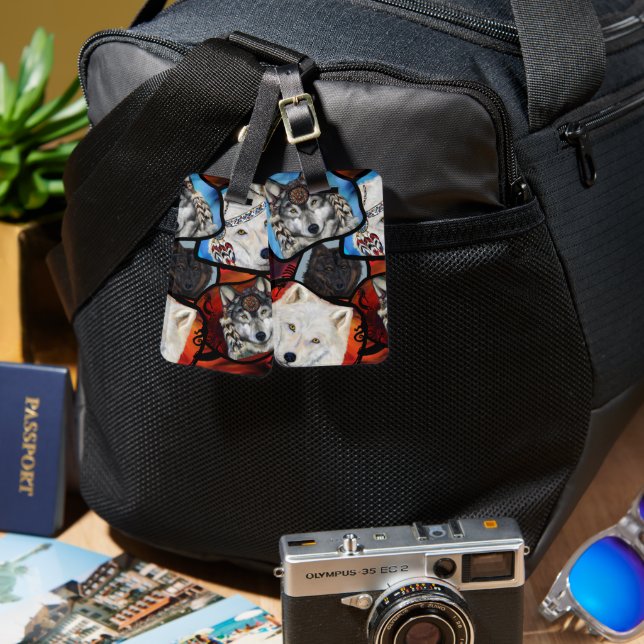 ETIQUETA DE BAGAGEM ARTE DO SUDESTE (Frente e verso)