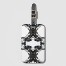 Arte Fluida Abstrata Preto e Branco Luz e Escuridã