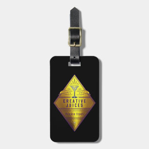 Etiqueta De Bagagem Artesã de álbuns Diamond “Creative Juices”