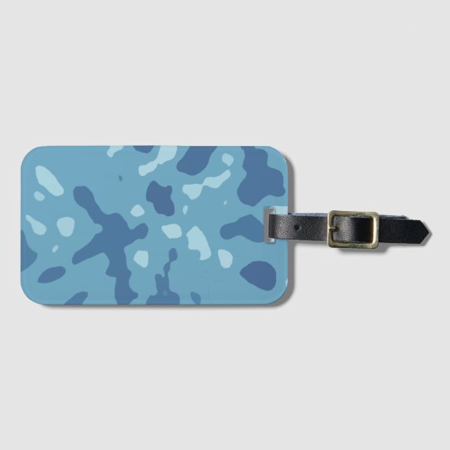 Etiqueta De Bagagem Artic Camo Drift (Frente Horizontal)