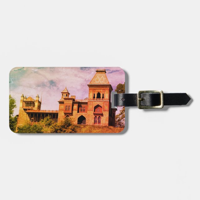 Etiqueta De Bagagem Artista Frederic Edwin Church Hudson, NY Estate (Frente Horizontal)