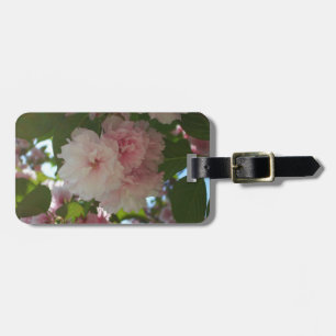 Etiqueta De Bagagem Árvore de cereja I Primavera Floral com duas flor