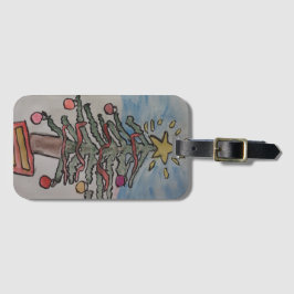 Etiqueta De Bagagem Árvore de Natal