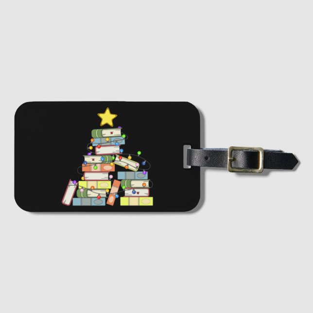 Etiqueta De Bagagem Árvore de Natal I (Frente Horizontal)