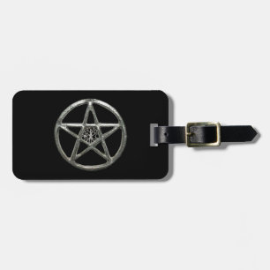 Etiqueta De Bagagem Árvore feita sob encomenda do Pentacle do Tag da