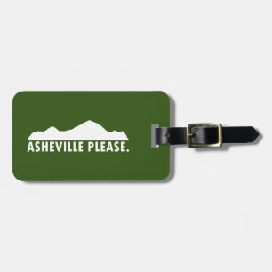 Etiqueta De Bagagem Asheville Por Favor