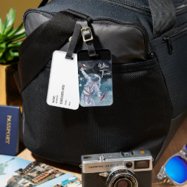 Etiqueta De Bagagem aspas amantes editáveis