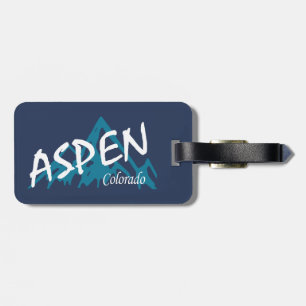 Etiqueta De Bagagem Aspen Colorado Mounties