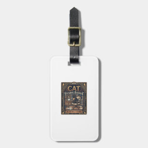 Etiqueta De Bagagem Assistente Pessoal Gato Dono Engraçado Humor Gato