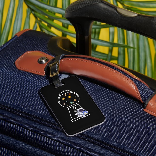 Etiqueta De Bagagem Astronauta de Gumball (Frente Insitu 1)