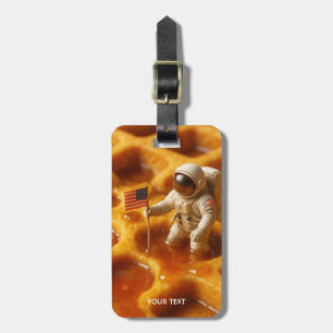 Etiqueta De Bagagem Astronauta Fantasy Cute Sobre Maple