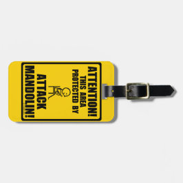 Etiqueta De Bagagem Atacar Mandolin