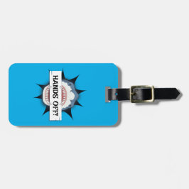 Etiqueta De Bagagem Ataque Engraçado De Tubarão Da Minha Bagagem