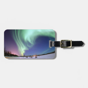 Etiqueta De Bagagem Aurora - aurora boreal bonita